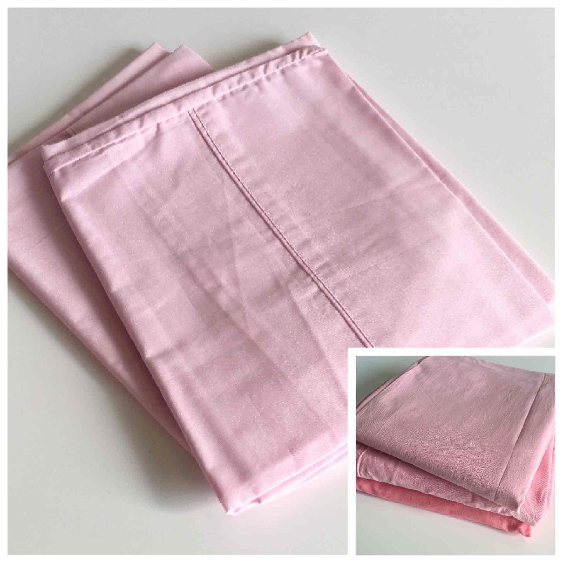 HOSPITAL LINEN, Sheet - Pink / HOS0023 - Pillowcase - Pink